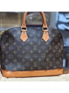 Louis Vuitton Alma PM Monogram Canvas with #300 lock and key, Dust Bag